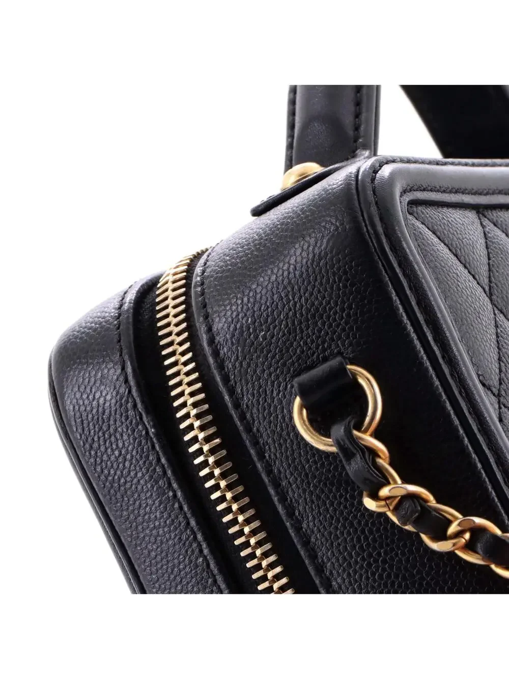 Chanel Filigree Vanity Case Quilted #270732C41B